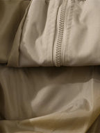 Men's Zip-Up Cotton Blend Jacket – 80% Polyester, 20% Cotton, Full Zip & Long Sleeve