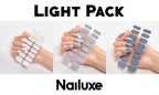 Pure Color Nail Stickers – 16 Solid Shades | Press-On Nail Art Strips