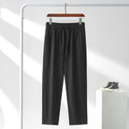 Men's Japanese-Style Linen Casual Pants – Relaxed Straight Leg, Sizes S–5XL