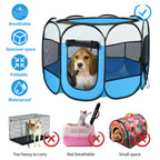 Foldable Pet Playpen – Portable Indoor & Outdoor Exercise Pen for Dogs, Cats & Small Pets