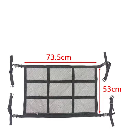 Car Ceiling Cargo Net Storage Net for Car Large Car Ceiling Cargo Net Pocket Mesh Car Roof Organizer for SUV Long Trip Camping