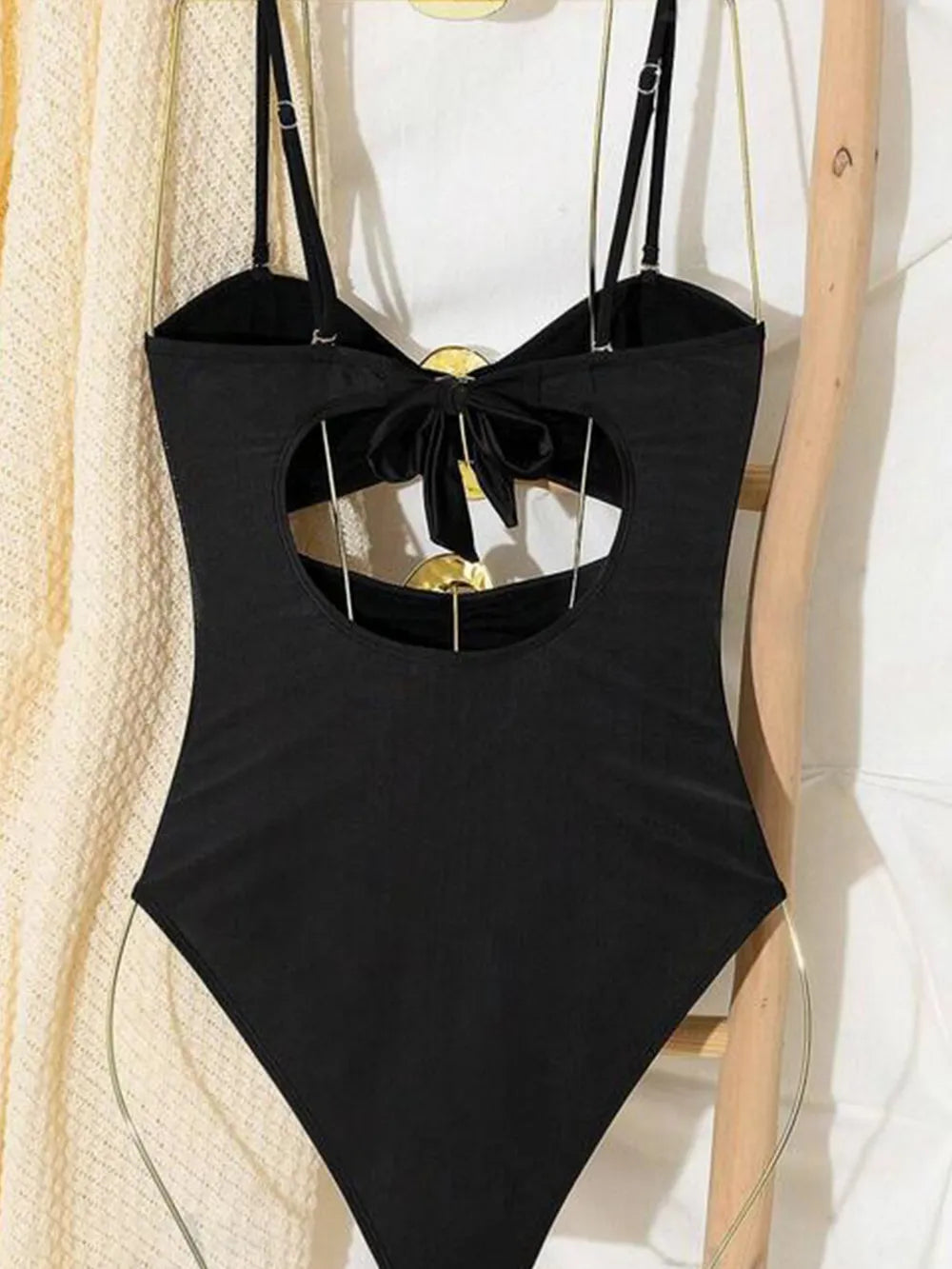 Cutout Sweetheart Neck One-Piece Swimsuit