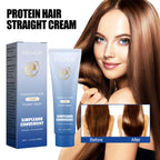 Keratin Protein Hair Straightening Cream – Frizz-Free, Silky Smooth Hair at Home