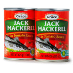 Grace Jack Mackerel in Tomato Sauce, 15oz 1 Pack - 12 Pack – Authentic Caribbean Canned Fish