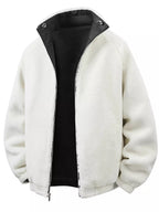 Men's Fleece-Lined Zip-Up Jacket – 100% Polyester Shell, Full Zip & Pocketed | Sizes M–2XL