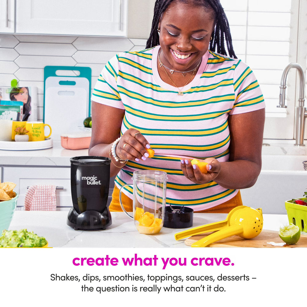 Magic Bullet 4-Piece Personal Blender MBR-0401WM – Black