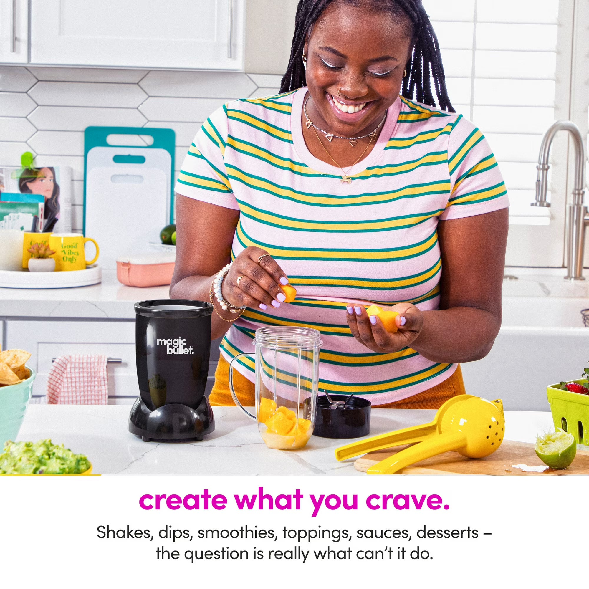 Magic Bullet 4-Piece Personal Blender MBR-0401WM – Black