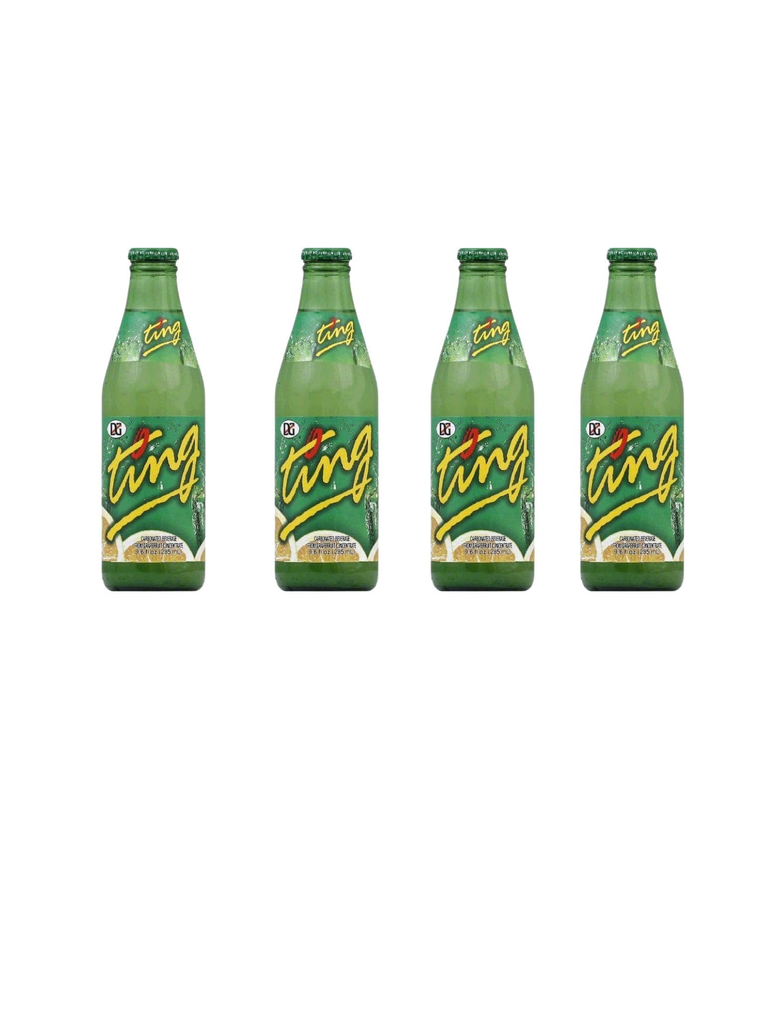 D&G Jamaican Ting Grapefruit Soda, 9.6 fl oz Glass Bottle 1 Bottle to 12 Pack – Authentic Caribbean Soda