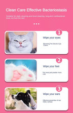 Premium Pet Wipes for Dogs & Cats - Hypoallergenic, Fragrance-Free, Plant-Based - 100 Count