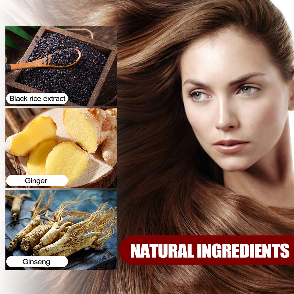 Black Rice Hair Growth Spray – Scalp Treatment with Ginger & Ginseng for Thicker Hair