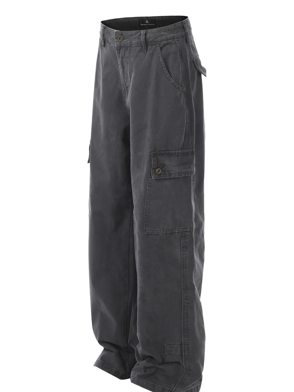 Men's Wide Leg Jeans – 100% Cotton, Relaxed Fit & Pocketed