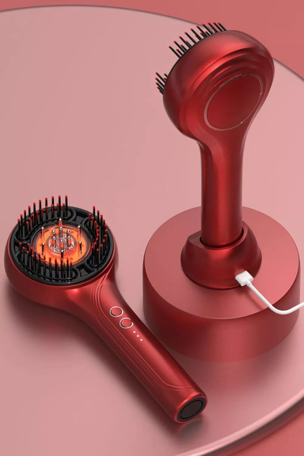 Heated Hair Straightening Comb – Fast-Heat Electric Brush Styler for Smooth, Frizz-Free Hair