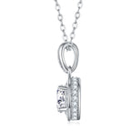 1 Carat Moissanite Pendant Necklace | Sterling Silver | Women's Fine Jewelry
