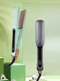 2-in-1 Adjustable Temperature Hair Straightener & Curler – Straight or Wavy, Your Choice