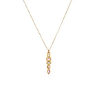 18K Gold Plated Star Pendant Necklace | Sparkling Zircon Crystals | Stainless Steel