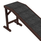 PawHut 74" Extra Long Dog Ramp for High Beds | Non-Slip, 120 lb Capacity, Flat Top Platform