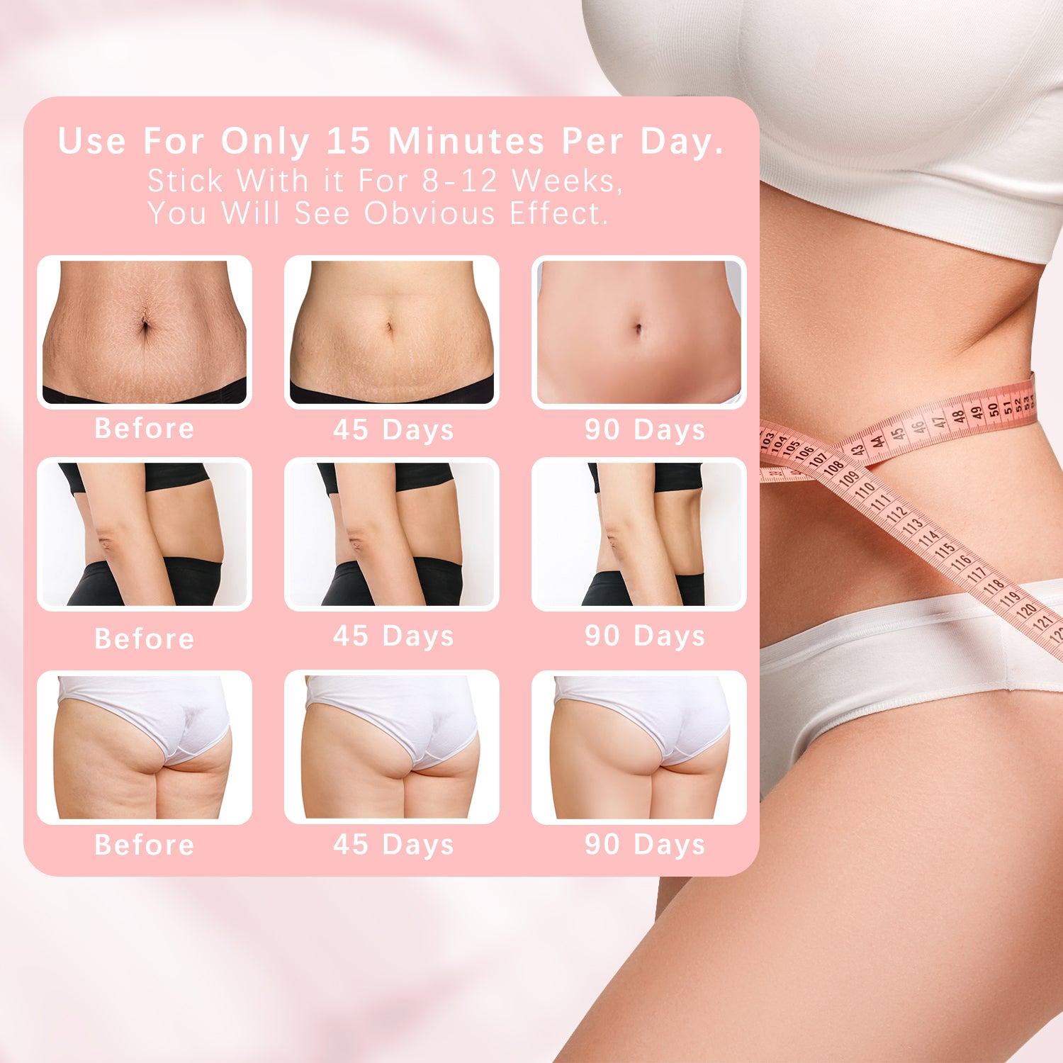 4-in-1 RF Cellulite Massager with EMS & Red Light Therapy