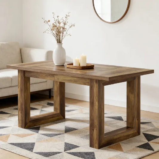 Industrial Executive Computer Desk | Minimalist Writing & Workstation Table for Home Office
