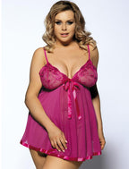 Women's Lace Nightgown | Plus Size Sleepwear Dress S–6XL