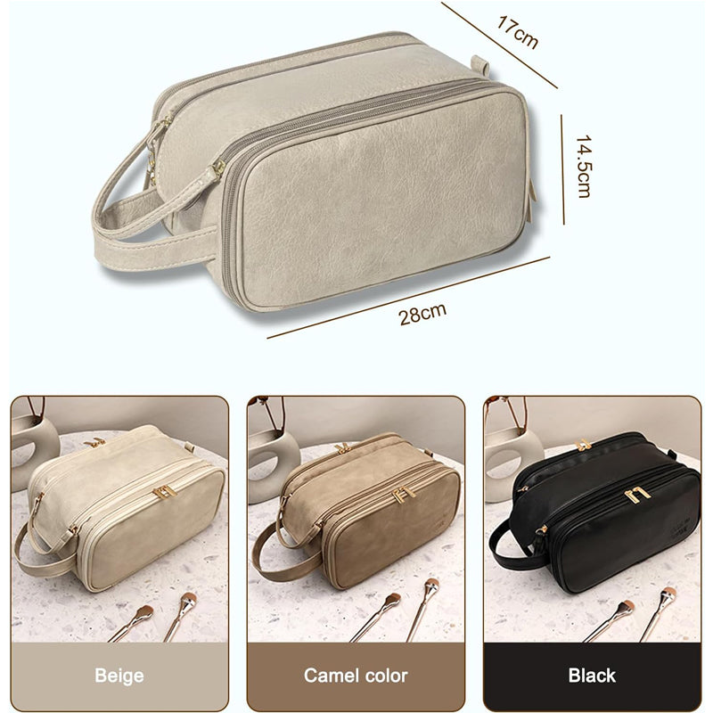 Premium Hanging Toiletry Bag - Large Travel Organizer for Women & Men with Waterproof Compartments
