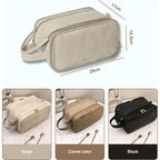 Premium Hanging Toiletry Bag - Large Travel Organizer for Women & Men with Waterproof Compartments