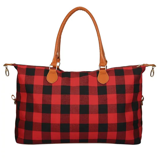 Women's Weekend Travel Duffle Bag - Overnight Tote with Shoulder Straps