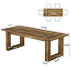 Industrial Executive Computer Desk | Minimalist Writing & Workstation Table for Home Office