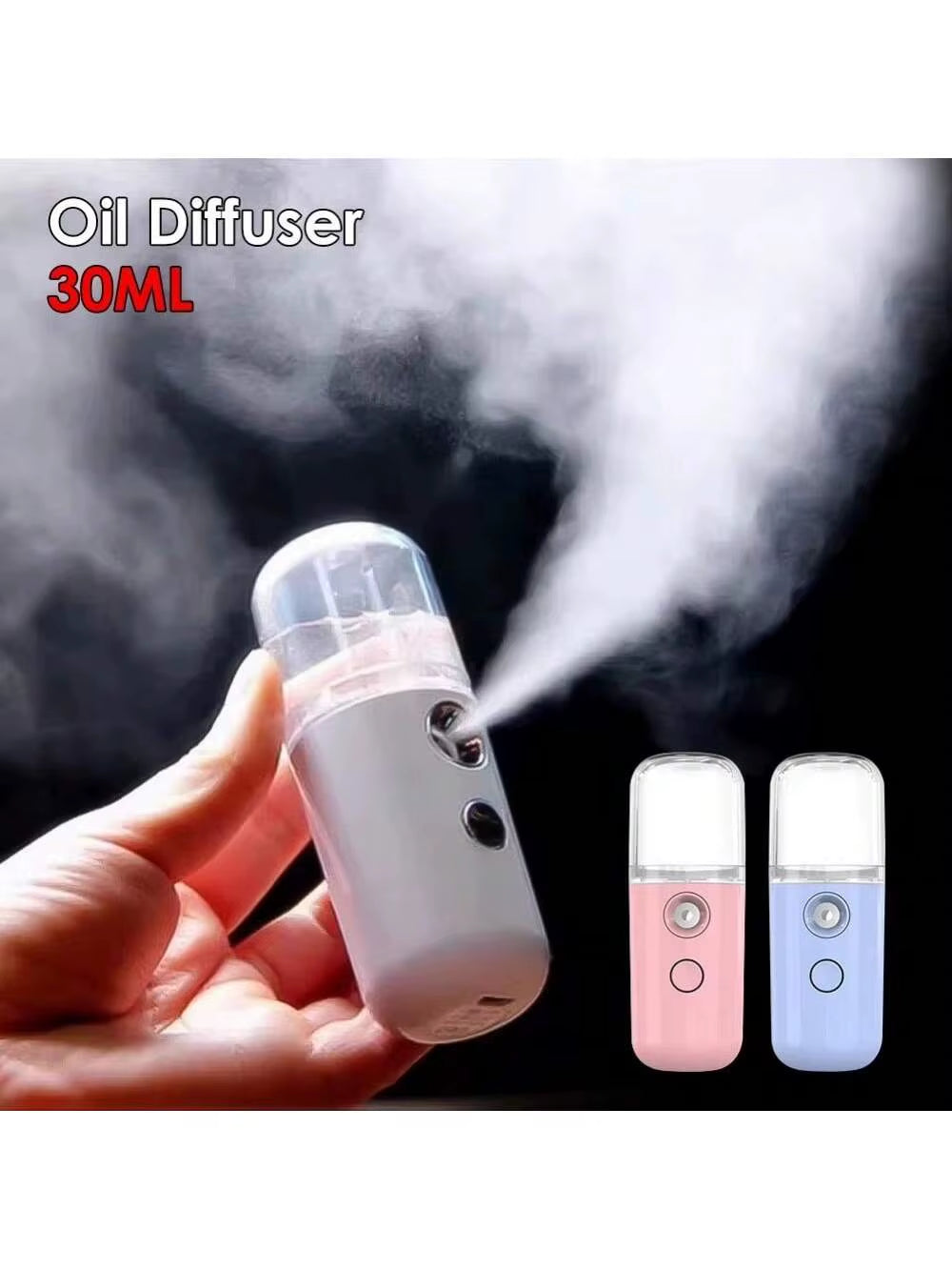USB Mist Facial Sprayer Humidifier Rechargeable Nebulizer Face Steamer Moisturizing Beauty Instruments Face Skin Care Tools