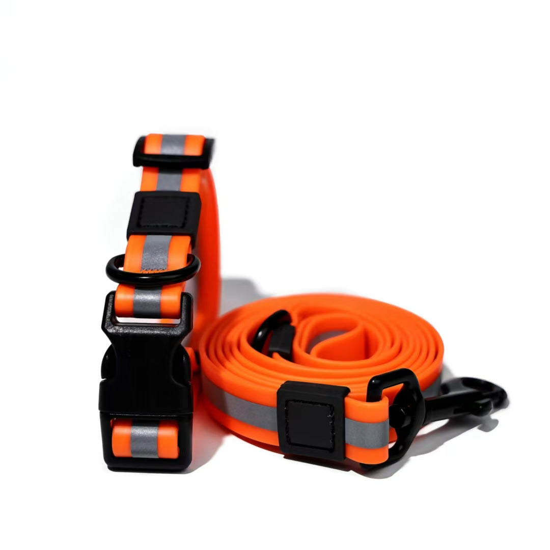 Reflective Dog Leash & Harness Set – High-Visibility Night Walk Safety