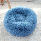 Calming Plush Pet Bed – Anxiety-Relief Nest for Dogs & Cats