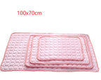 Ice Silk Self-Cooling Pet Mat for Dogs & Cats | No-Power Summer Cooling Pad