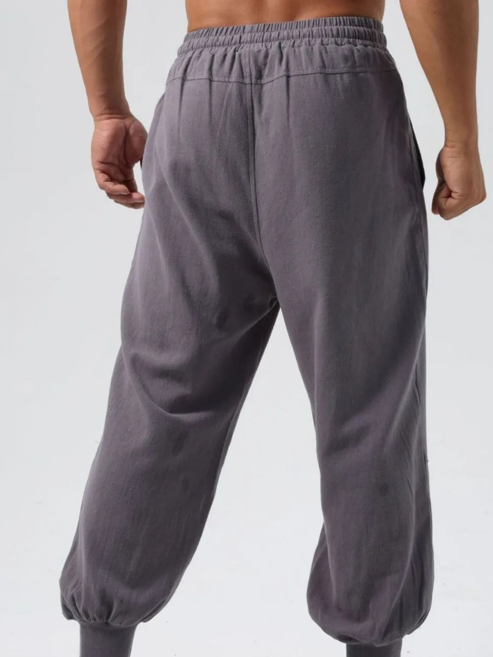 Men's Drawstring Joggers – 95% Cotton, Relaxed Fit | Sizes S–2XL