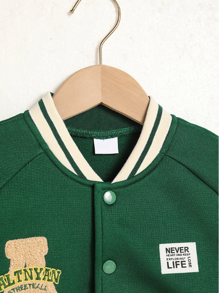 Toddler Baseball Jacket – Embroidered Varsity Coat for Boys & Girls