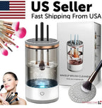 Electric Makeup Brush Cleaner & Dryer – Automatic Spinning Cleaning Machine