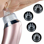 Blackhead Remover Vacuum | Professional Pore Cleaner with 4 Suction Heads