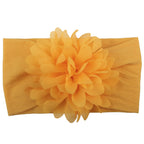 Baby Girl Flower Headband | Soft Chiffon Princess Hair Bow | 13 Colors