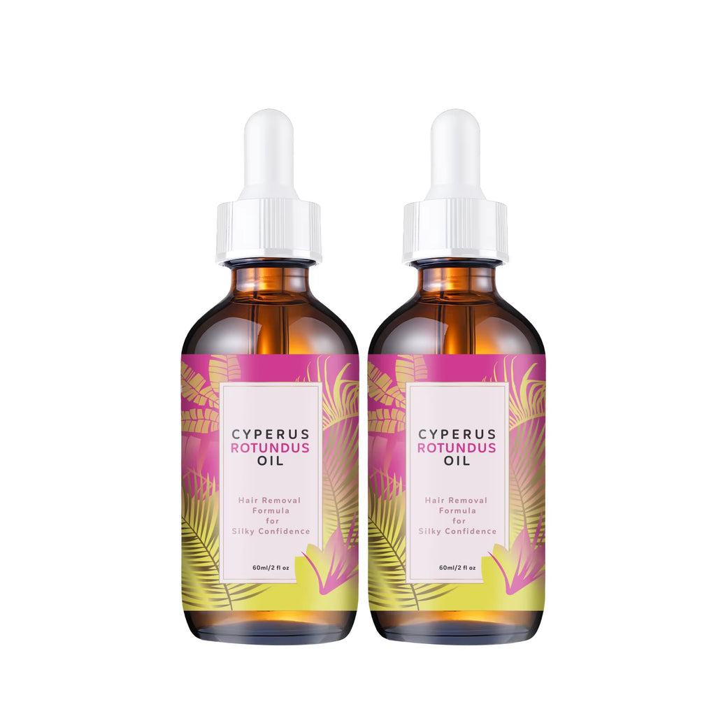 Hair Removal Oil 60Ml - Natural Hair Growth Inhibitor with Jojoba & Almond Oil, Gentle Formula for Smooth Skin, All Body Areas