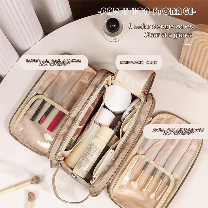 Premium Hanging Toiletry Bag - Large Travel Organizer for Women & Men with Waterproof Compartments
