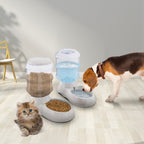 Automatic Pet Water Dispenser - 1 Gallon Self-Filling Gravity Waterer for Dogs and Cats