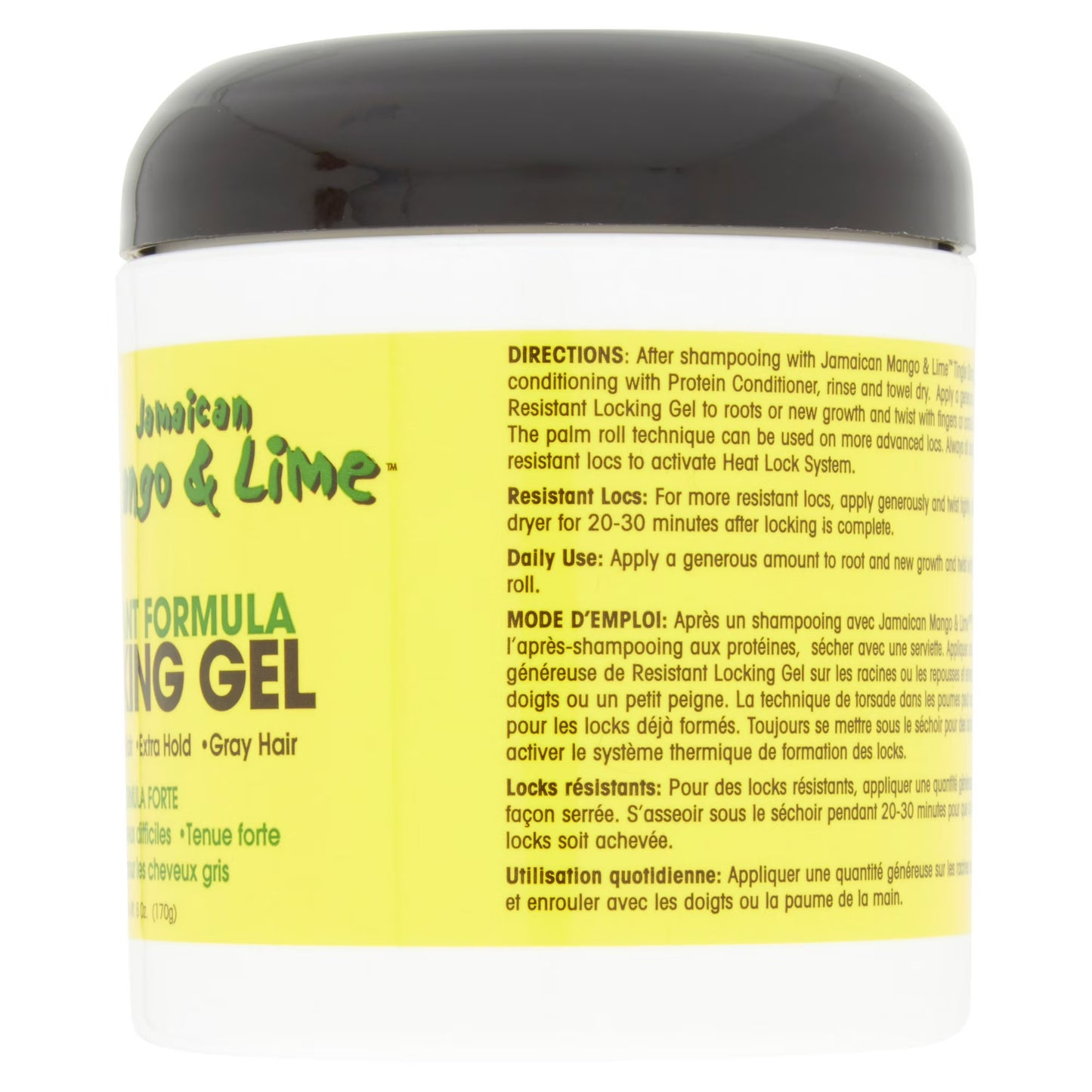 Jamaican Mango & Lime Extra Hold Locking Gel, 6 oz – Nourishing Resistant Formula for All Hair Types