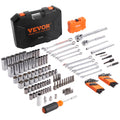VEVOR 145-Piece Mechanics Tool Set - Professional SAE & Metric Socket Set with Storage Case