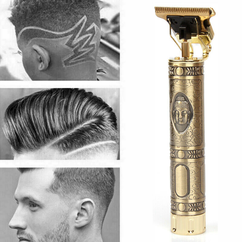 Professional Cordless Hair Clipper & Beard Trimmer - Zero Gap T-Blade for Precision Cuts
