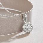 1 Carat Moissanite Pendant Necklace | Sterling Silver | Women's Fine Jewelry
