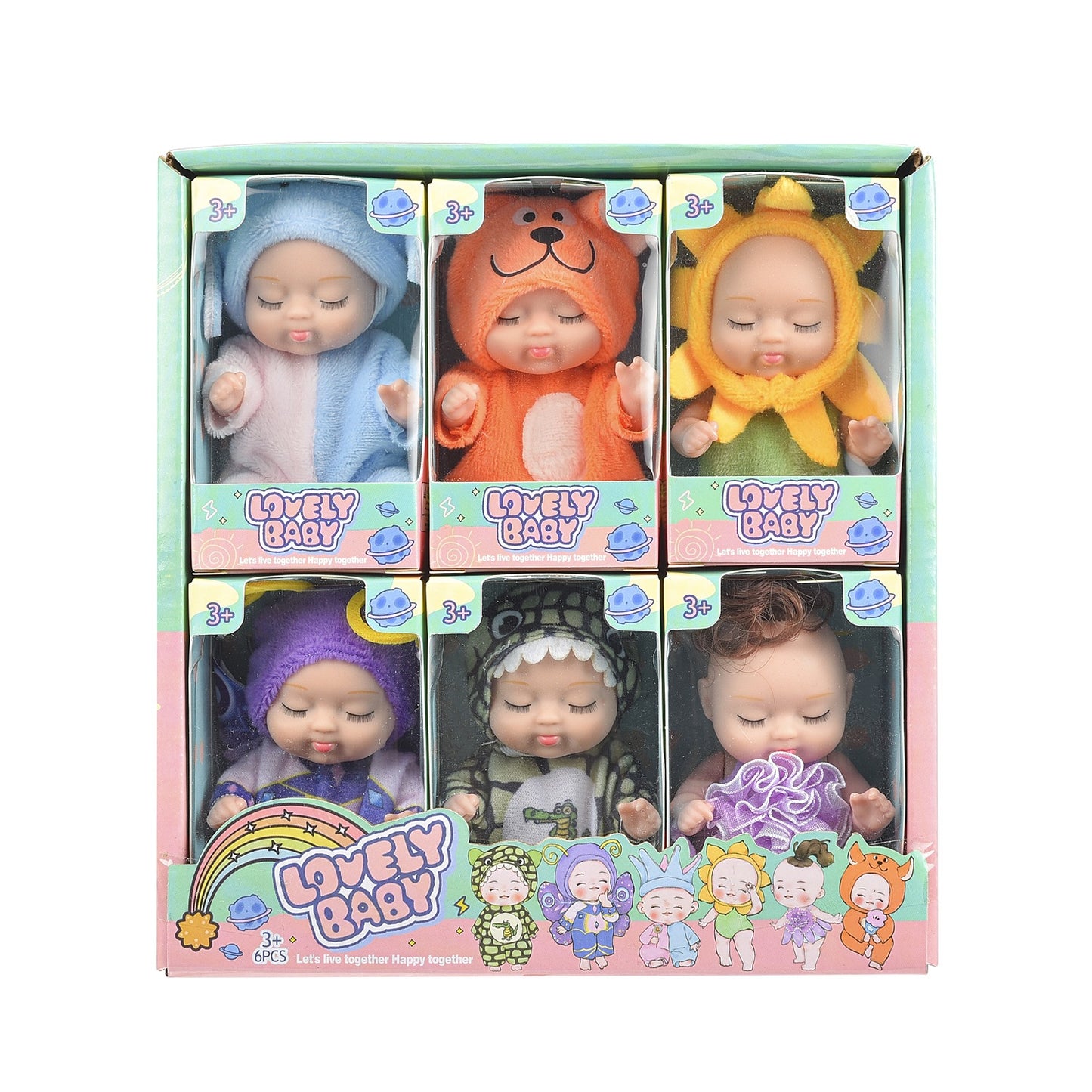 Princess Doll Gift Set - 6 Piece Collection for Girls Birthday, Christmas & Holiday Gifts