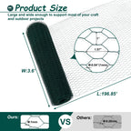 Heavy-Duty Galvanized Farm Fence - Livestock & Deer Protection Wire Fencing for Cattle, Goats & Hogs