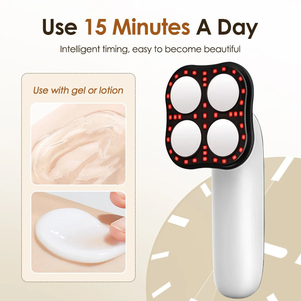 EMS Body Sculpting Device with Red Light Therapy - Professional Fat Burning & Skin Tightening Massager