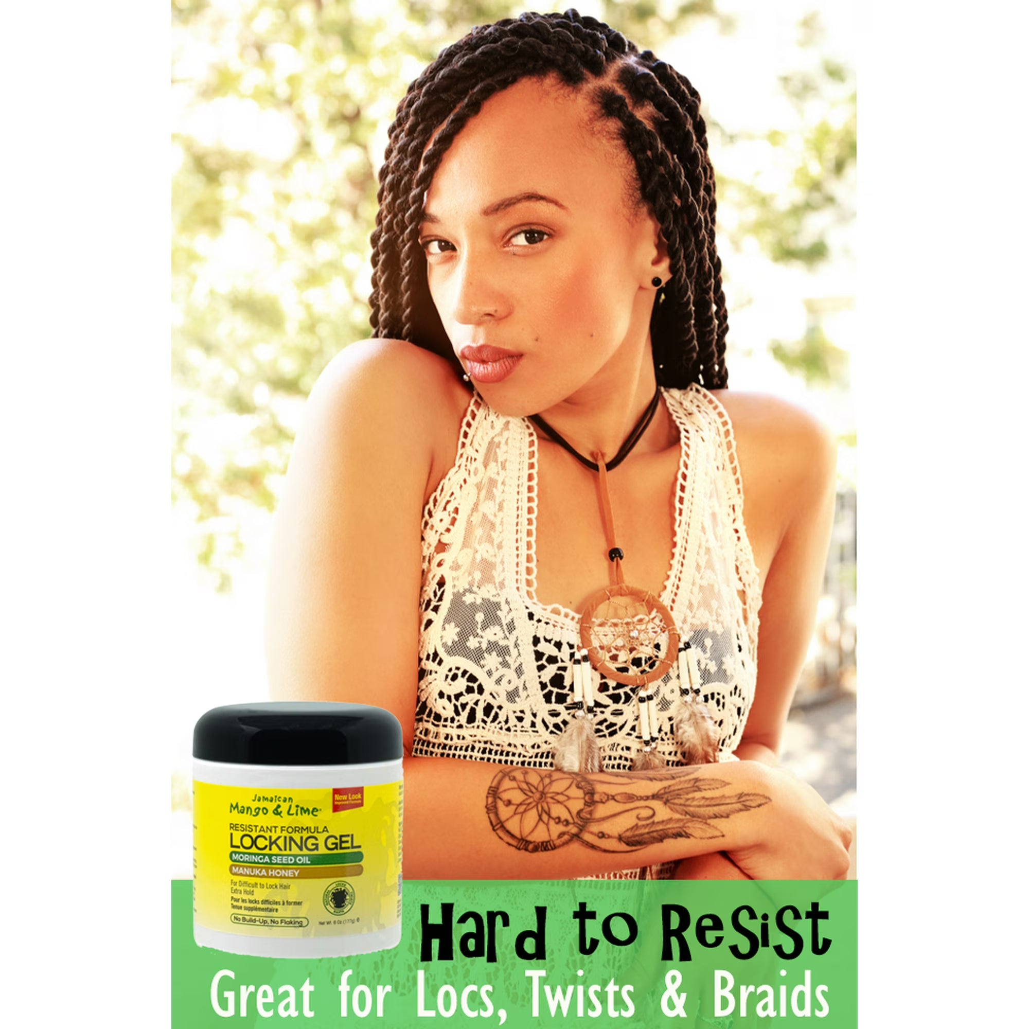 Jamaican Mango & Lime Extra Hold Locking Gel, 6 oz – Nourishing Resistant Formula for All Hair Types