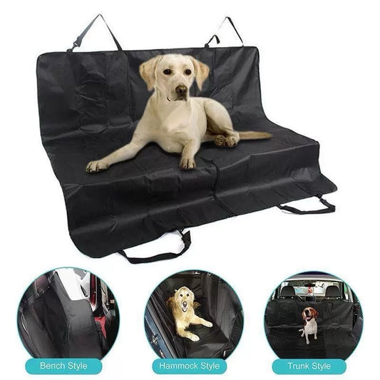 Waterproof Dog Car Seat Cover - Extra Large Backseat Protector with 4 Handles