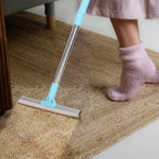 Extendable Pet Hair Remover Rake - 54" Telescopic Copper Blade for Furniture, Carpet & Upholstery