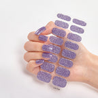 Pure Color Nail Stickers – 16 Solid Shades | Press-On Nail Art Strips